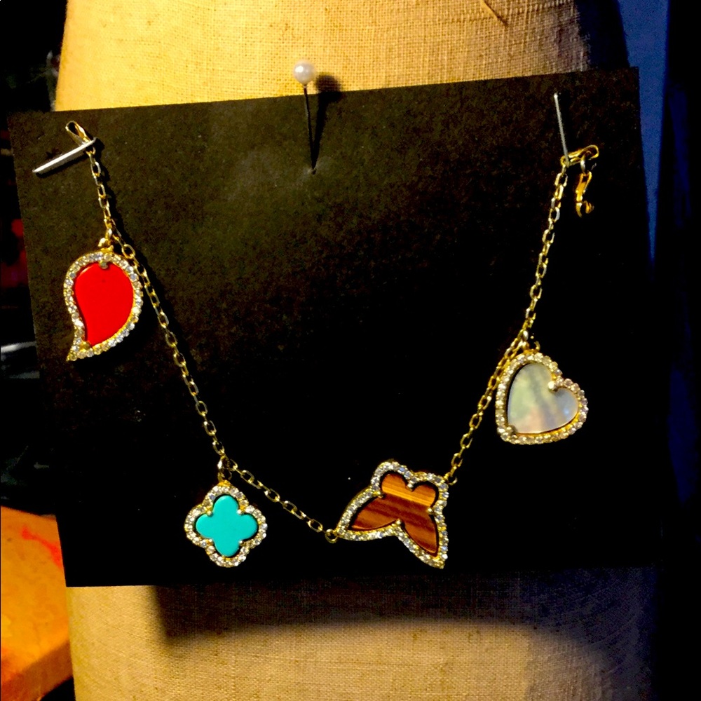 Italian designer stationery charm bracelet